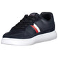 Blue Leather Men Sneaker - SEHABRANDS