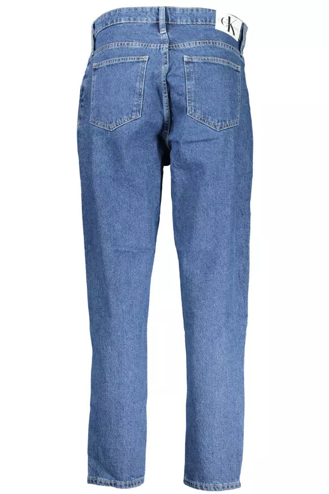 Blue Cotton Women Jeans - SEHABRANDS