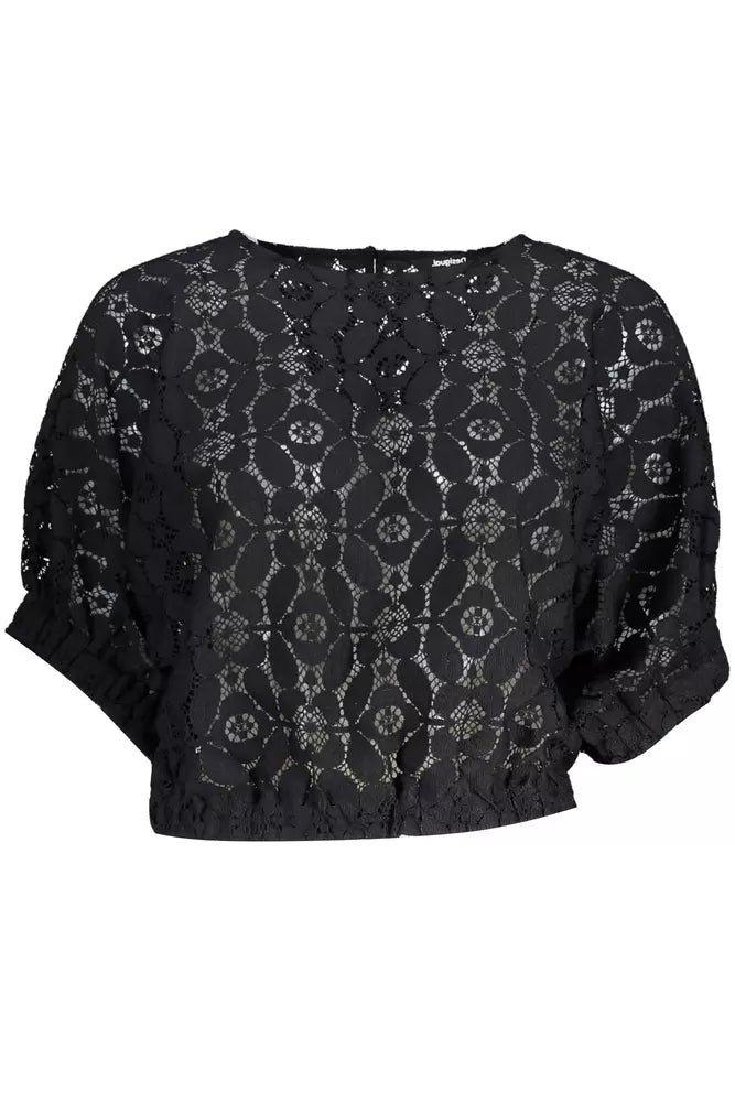 Black Polyester Women Blouse - SEHABRANDS