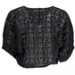 Black Polyester Women Blouse - SEHABRANDS