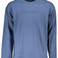 Blue Cotton Men Sweater - SEHABRANDS