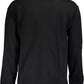 Black Cotton Men Sweater - SEHABRANDS