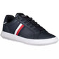 Tommy Hilfiger Blue Leather Men Sneaker