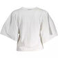 White Cotton Women T-Shirt - SEHABRANDS