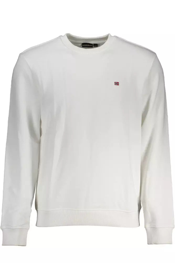 White Cotton Men Sweater - SEHABRANDS