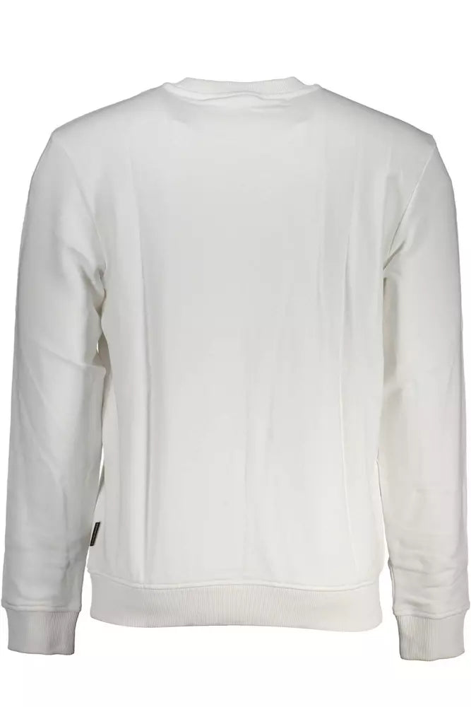 White Cotton Men Sweater - SEHABRANDS