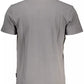 Gray Cotton Men Polo Shirt - SEHABRANDS