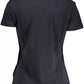 Black Cotton Women T-Shirt - SEHABRANDS