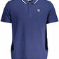 Blue Cotton Men Polo Shirt - SEHABRANDS