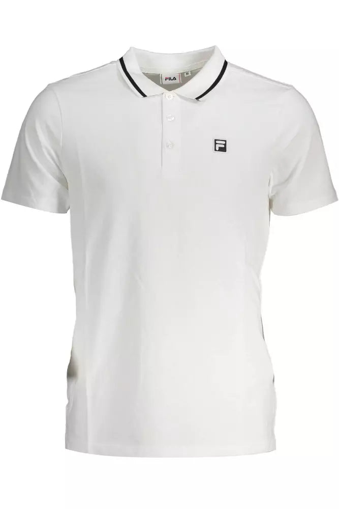 White Cotton Men Polo - SEHABRANDS