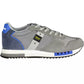 Gray Leather Men Sneaker - SEHABRANDS