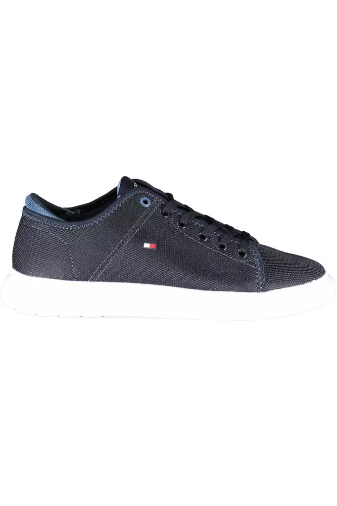 Blue Polyester Men Sneaker - SEHABRANDS