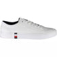 White Leather Men Sneaker - SEHABRANDS