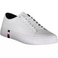 White Leather Men Sneaker - SEHABRANDS