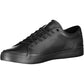 Black Leather Men Sneaker - SEHABRANDS