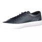 Blue Leather Men Sneaker - SEHABRANDS