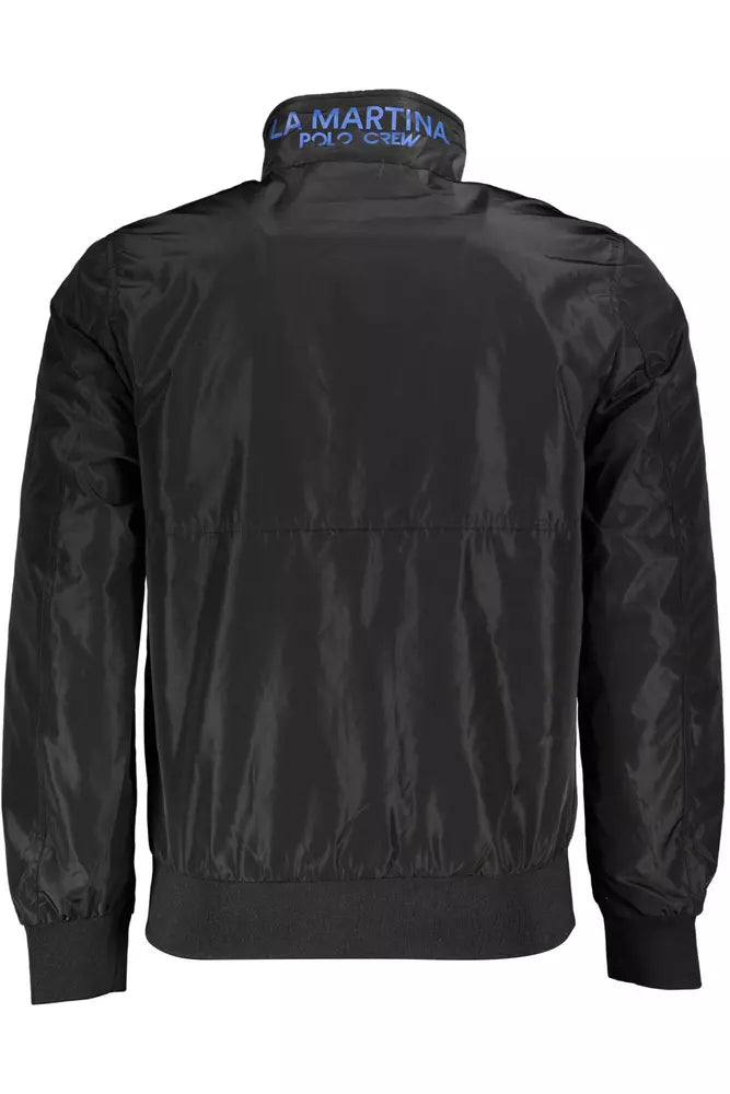 Black Polyester Men Jacket - SEHABRANDS