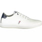 White Polyester Men Sneaker - SEHABRANDS