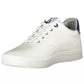 White Polyester Men Sneaker - SEHABRANDS