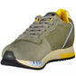 Green Leather Men Sneaker - SEHABRANDS