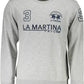 La Martina Gray Cotton Men Sweater