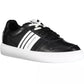 Black Polyester Men Sneaker - SEHABRANDS