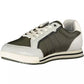 Green Polyester Men Sneaker - SEHABRANDS