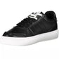 Black Polyester Men Sneaker - SEHABRANDS