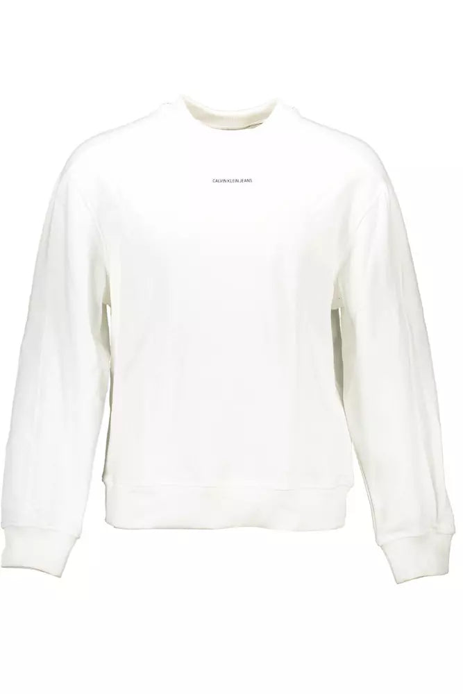 White Cotton Men Sweater - SEHABRANDS