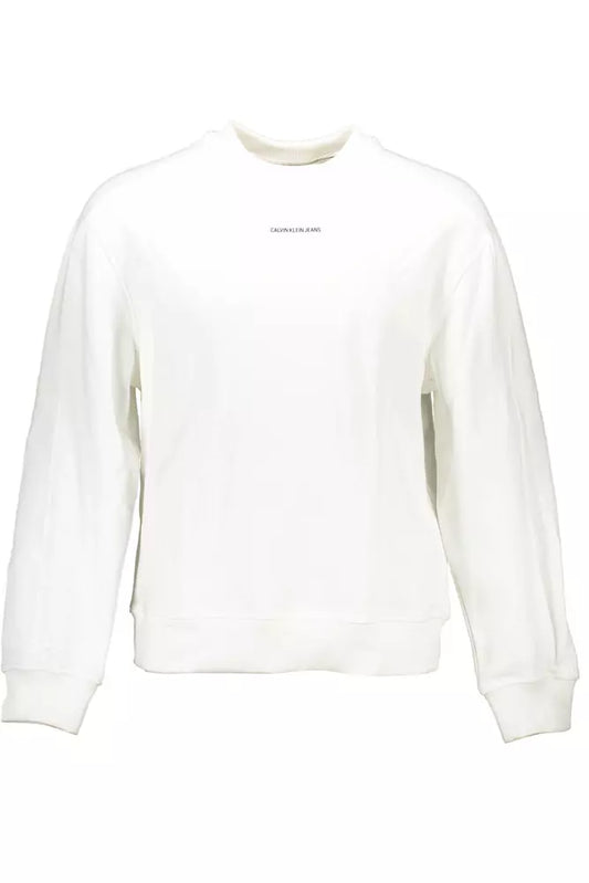 White Cotton Men Sweater - SEHABRANDS