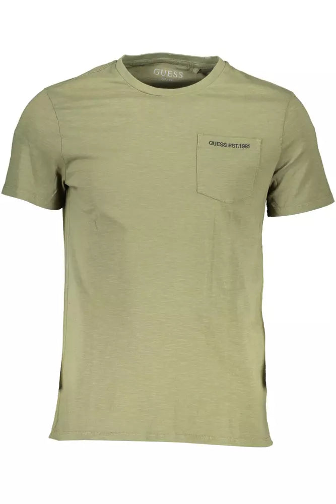 Green Cotton Men T-Shirt - SEHABRANDS