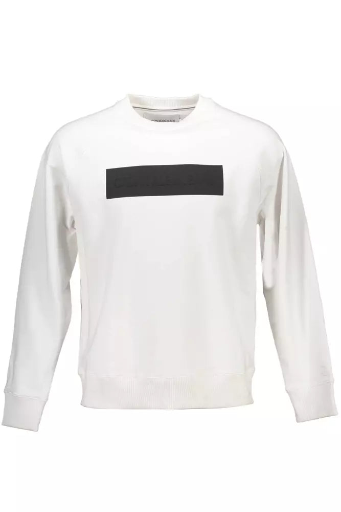 White Cotton Men Sweater - SEHABRANDS