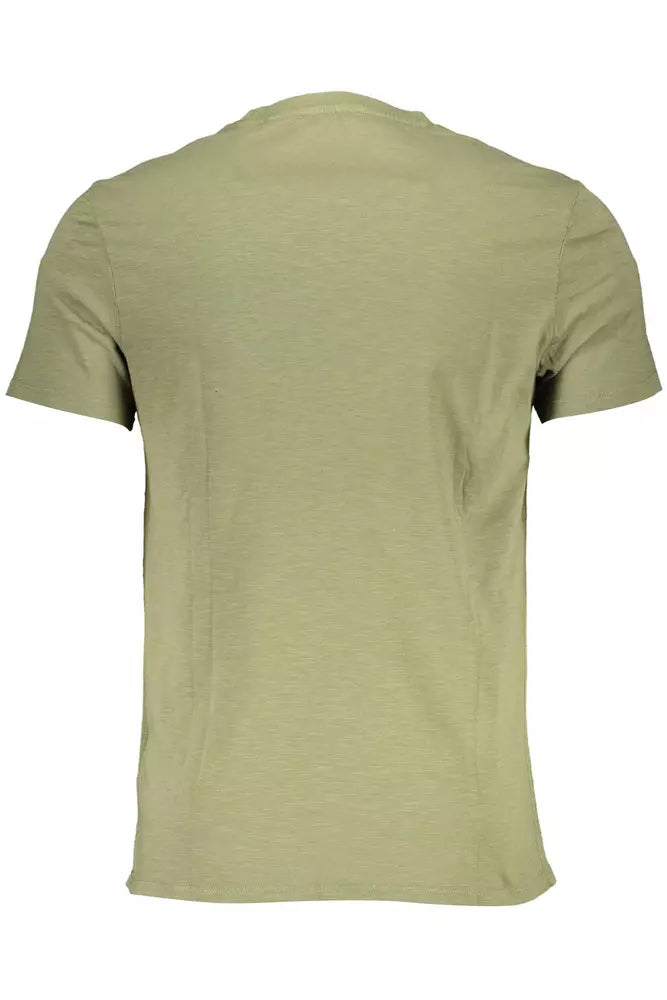 Green Cotton Men T-Shirt - SEHABRANDS