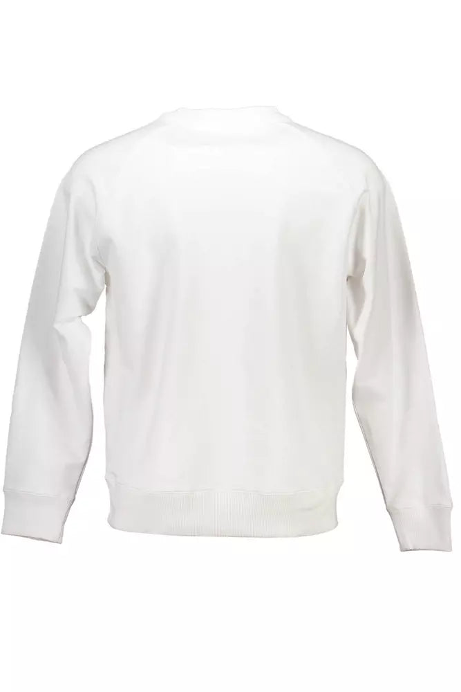 White Cotton Men Sweater - SEHABRANDS