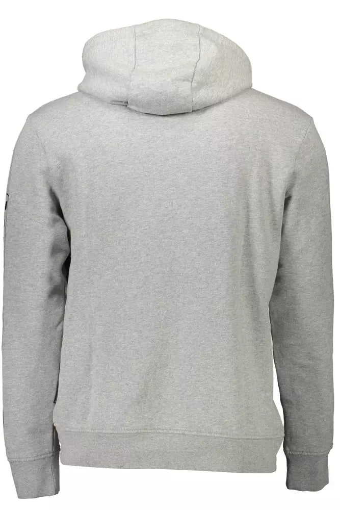 Gray Cotton Men Sweater - SEHABRANDS