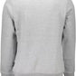 Gray Cotton Men Sweater - SEHABRANDS