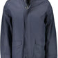 Blue Polyester Men Jacket - SEHABRANDS