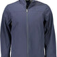 Blue Polyester Men Jacket - SEHABRANDS