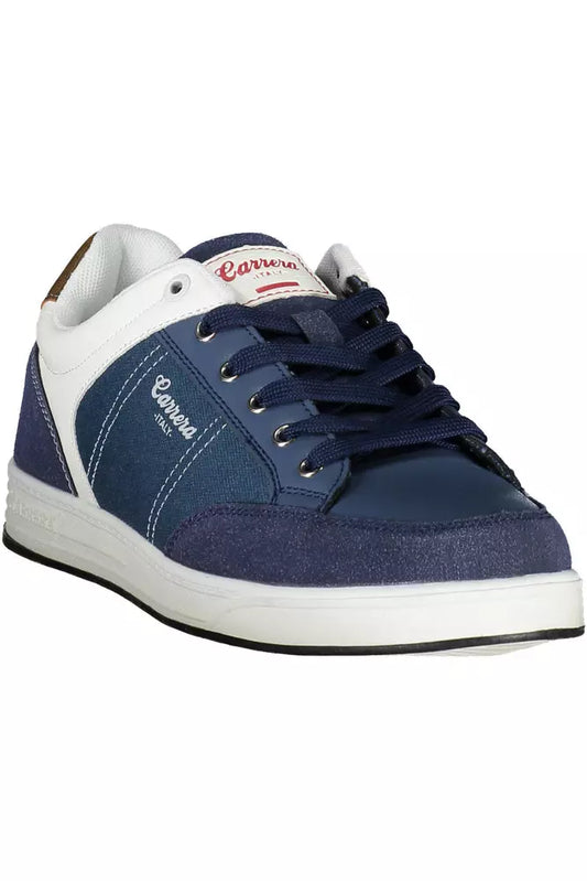 Carrera Blue Eco Leather Men Sneaker