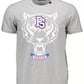 Gray Cotton Men T-Shirt - SEHABRANDS