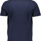 Blue Cotton Men T-Shirt - SEHABRANDS