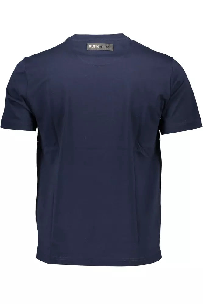 Blue Cotton Men T-Shirt - SEHABRANDS