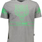 Gray Cotton Men T-Shirt - SEHABRANDS