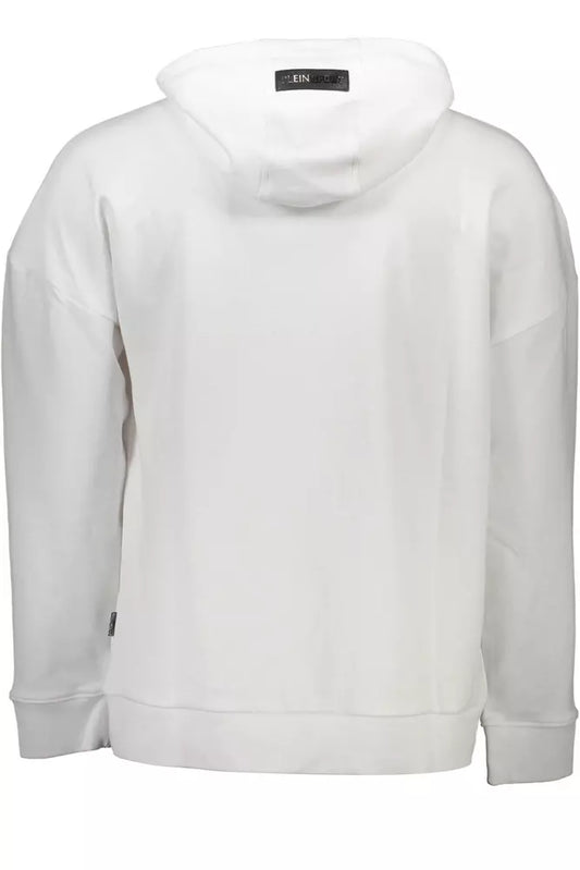 White Cotton Men Sweatshirt - SEHABRANDS