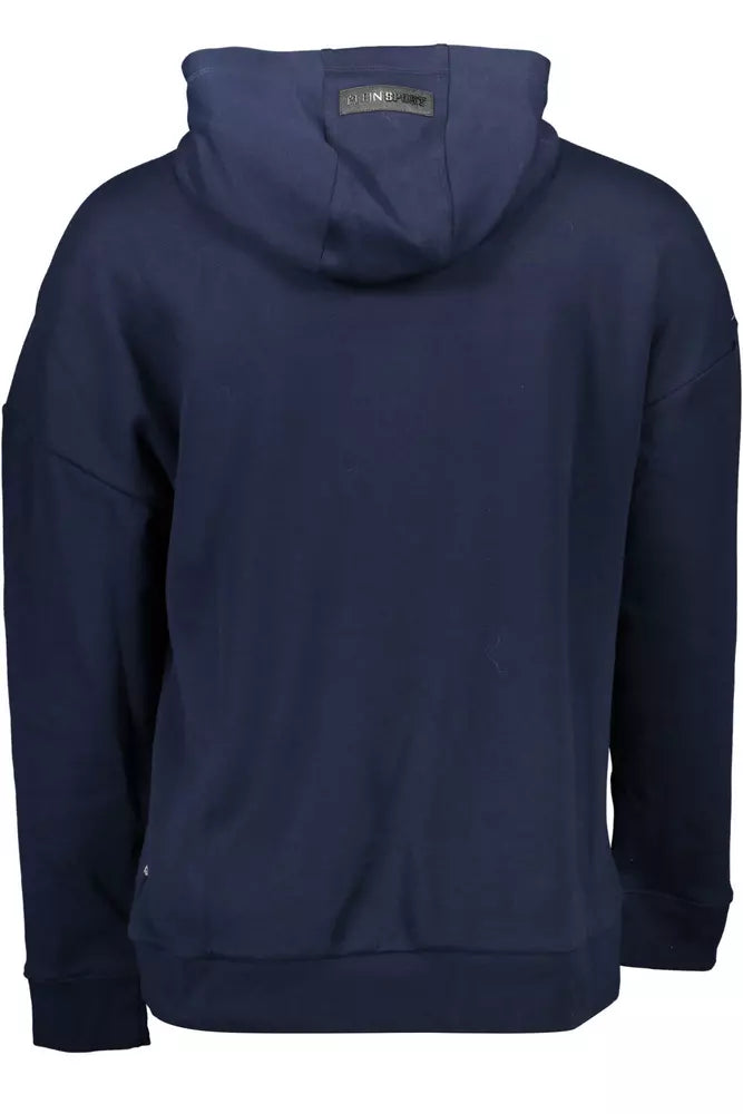 Blue Cotton Men Sweater - SEHABRANDS