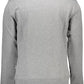 Gray Cotton Men Sweater - SEHABRANDS