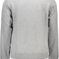 Gray Cotton Men Sweater - SEHABRANDS