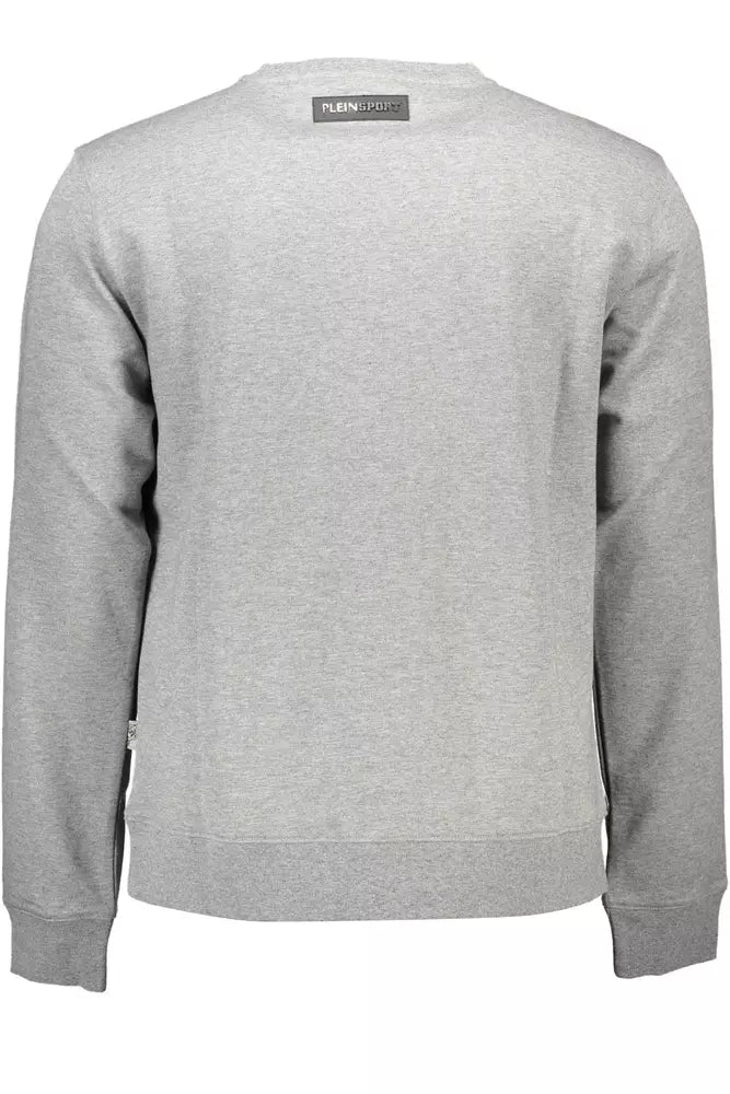 Gray Cotton Men Sweater - SEHABRANDS