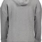 Gray Cotton Men Sweatshirt - SEHABRANDS