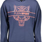 Blue Cotton Men Sweater - SEHABRANDS